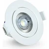 Image de Spot LED encastré COB 5 watts | rond | orientable | blanc | IP20 blanc neutre (4000 K)
