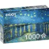 Image de Puzzle 1000 pièces Enjoy   Vincent van Gogh : Nuit étoilée sur le Rhône