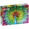 Image de Puzzle 1000 pièces Enjoy   Paon coloré