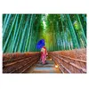 Image de Puzzle 1000 pièces Enjoy   Femme asiatique dans une forêt de bambous