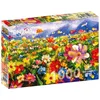 Image de ENJOY Puzzle Pré fleuri coloré 1000 pièces