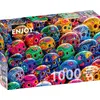 Image de Puzzle 1000 pièces Enjoy   Crânes colorés