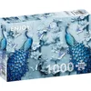 Image de Puzzle 1000 pièces Enjoy   Paons Bleus