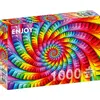 Image de Puzzle 1000 pièces Enjoy   Spirale Arc-en-ciel Psychédélique