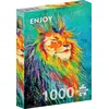 Image de Puzzle 1000 pièces Enjoy   Lion Arc-en-ciel