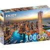 Image de Puzzle 1000 pièces Enjoy   Marina de Dubaï la nuit