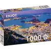 Image de Puzzle 1000 pièces Enjoy   Rio de Janeiro la nuit, Brésil
