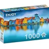 Image de Puzzle 1000 pièces Enjoy   Maisons sur l'eau, Groningue, Pays-Bas