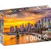 Image de Puzzle 1000 pièces Enjoy   Skyline de New York au crépuscule