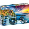Image de Puzzle 1000 pièces Enjoy   Port de Manarola au coucher du soleil, Cinque Terre, Italie