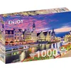 Image de Puzzle 1000 pièces Enjoy   Gand au crépuscule, Belgique