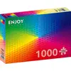 Image de Puzzle 1000 pièces Enjoy   Arc-en-ciel kaléidoscopique