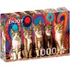 Image de Puzzle 1000 pièces ENJOY   Five Cats
