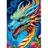 Image de Puzzle 1000 pièces Enjoy   Dragon Bleu