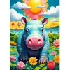 Image de Puzzle 1000 pièces   Sunny Hippo   Enjoy