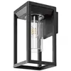 Image de Rabalux Luminaire de façade noir Zernest pour ampoule E27 77085