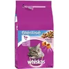 Image de Whiskas Croquettes Fourrées Spécial Chats Stérilisés Saumon 1,75 Kg - Dès 1 An