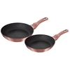 Image de Set de 2 poêles avec revêtement en titane I-ROSE COLLECTION 19937