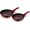 Image de Berlinger Haus Burgundy Set de poêles à frire 22 - 26cm induction aluminium antiadhésif rouge