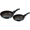 Image de Berlinger Haus Aquamarine Set de poêles à frire 22 - 26cm induction aluminium antiadhésif bleu marine