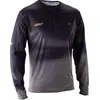 Image de Leatt Trail 3.0, maillot manches longues, noir et gris, taille M, pour homme, noir et gris