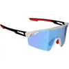 Image de Lunettes de soleil LEATT SpeedViz Lite Iriz Cryztal blanches avec verres bleus 10 %