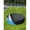 Image de Basetbl   Couverture De Piscine Ronde 82 Cm   Housse Imperméable En Tissu Oxford 210d   Résistante Aux Uv   Boucle De Corde Rétractable