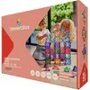 Image de Cleverclixx Grand jeu de construction créatif aux couleurs pastel 125 pièces, grand ensemble, jouet magnétique durable, jouet éducatif, ensembles extensibles, à partir de +3 ans