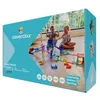 Image de Cleverclixx Kit de construction d'autoroute aux couleurs vives 65 pièces - Jouet magnétique - Circuit de course avec voiture - Panneaux de signalisation - Jouet éducatif robuste - Blocs magnétiques en occasion ou reconditionné