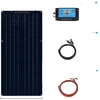 Image de Kit de panneaux solaires haute performance, 50W/100W monocristallin, design flexible, kit 50W noir