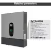 Image de Kit de stockage d'énergie solaire - Onduleur hybride LFP48-300-11 et batterie LiFePO4 - 15,36 kWh - 300 Ah - 51,2 V - 11 kW 48 V - Wi-Fi - 210 A max