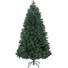 Image de Arbre de Noël artificiel - 180 cm - Sapin - 1061 branches - Support en acier pliable - Dense et volumineux - Vert