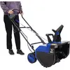 Image de Déneigeuse électrique 2400W, déneigeuse puissante avec une largeur de déneigement de 56 cm et une portée de 7,6 mètres, pelle à neige électrique pour allée, cour et trottoir, avec éclairage LED intégré