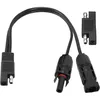 Image de Adaptateur Inversion Polarité Sae 12awg Câble Solaire Mâle Femelle 30 Cm Pour Panneau Photovoltaïque