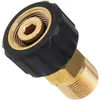 Image de Raccord Rapide Haute Pression M22 Femelle À Mâle 15/14 Mm Pour Nettoyeur   Adaptateur Universel