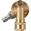Image de Coupleur Pivotant 6,35 Mm Pour Nettoyeur Haute Pression   Déconnexion Rapide 240° 4500 Psi