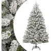 Image de Sapin De Noël Artificiel À Charnières Avec Neige Floquée 270 Cm
