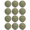Image de Ornements Pour Guirlande - Juanio - Lot 12 Boules Tissu - Diamètre 6 Cm - Gris Vert - Pour Guirlande Lumineuse