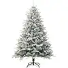 Image de Sapin De Noël arbre De Noël Artificiel À Flocons De Neige Vert 240 Cm Pvc/pe