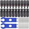Image de 10 Paires Photovoltaique Câble Connecteur, Connecteur Pv, Connecteur Solaire Photovoltaïque Avce Clés Hexagonales, Connecteur Solaire Mâle + Femelle Pour Panneaux Solaires Cable Accessoires