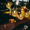 Image de Guirlande Guinguette Solaire Blanc 7m 50 Leds -rapanda