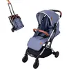 Image de BUF BOOF® S-16 Poussette sport légère, 0-36 mois, position allongée à 180°, système de pliage avec fonction trolley, bleu clair