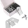 Image de 45 X Lames De Couteau En Titane Pour Toutes Les Tondeuses Robotiques Husqvarn/automower/ Yardforce/gardena(3g-0.75mm) Avec 45 Vis, Lames De Rechange Pour Modèles 105,310,315,320,420,430x,r40i