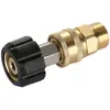 Image de Jeu D'Adaptateurs Pour Nettoyeurs Haute Pression M22 À Kit De Connexion Rapide 1/4 Pouce, M22 14mm À Kit De Connexion Rapide 1/4 Pouce