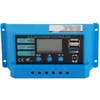 Image de Contrôleur De Charge Solaire 12 V 24 V, Régulateur De Charge Pour Panneau Solaire, Adapté Aux Camping-cars Domestiques, 20 A