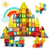 Image de W Wise Block : Jeu de construction magnétique composé de 131 pièces, incluant 2 voitures, de la gamme STEM Magneti