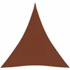 Image de Green Mobility-voile De Parasol Tissu Oxford Triangulaire 3x3x3 M Terre Cuite