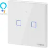 Image de Smart Switch WiFi + RF 433 Sonoff T1 EU TX (2-channel)