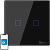 Image de Interrupteur mural Sonoff WiFi Touch double (2 voies), T3EU2C, 1 pièce.
