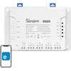 Image de Sonoff Interrupteur WiFi intelligent 4 canaux, 433 MHz, RF, WiFi, 1 pièce.